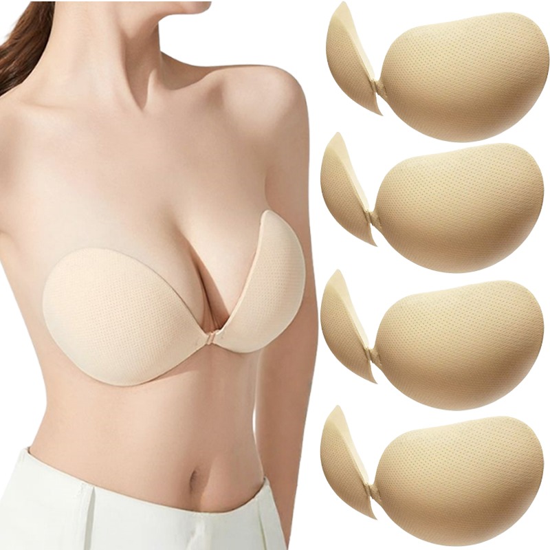 Push Up Bra Padded - Sujetador Adhesivo Push-Up de Silicona Engrosada