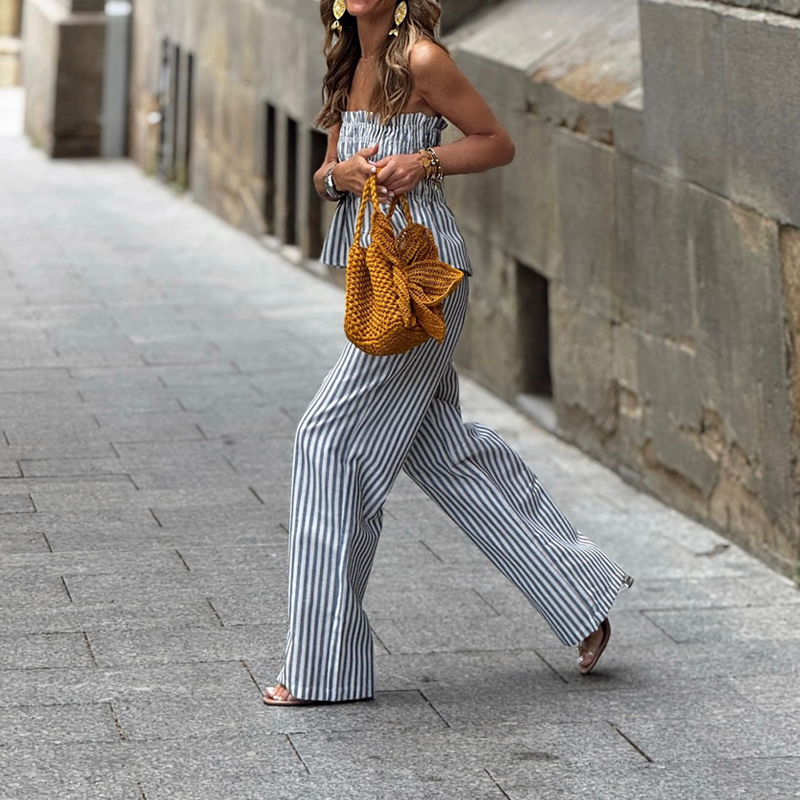 Conjunto de Verano con Estampa - Strapless Bra Backless reseña y precio
