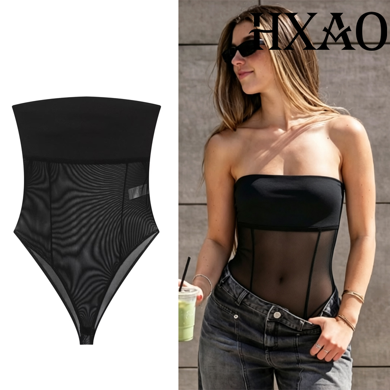 HXAO Body de tul para mujer, t - Strapless Bra Backless reseña y precio