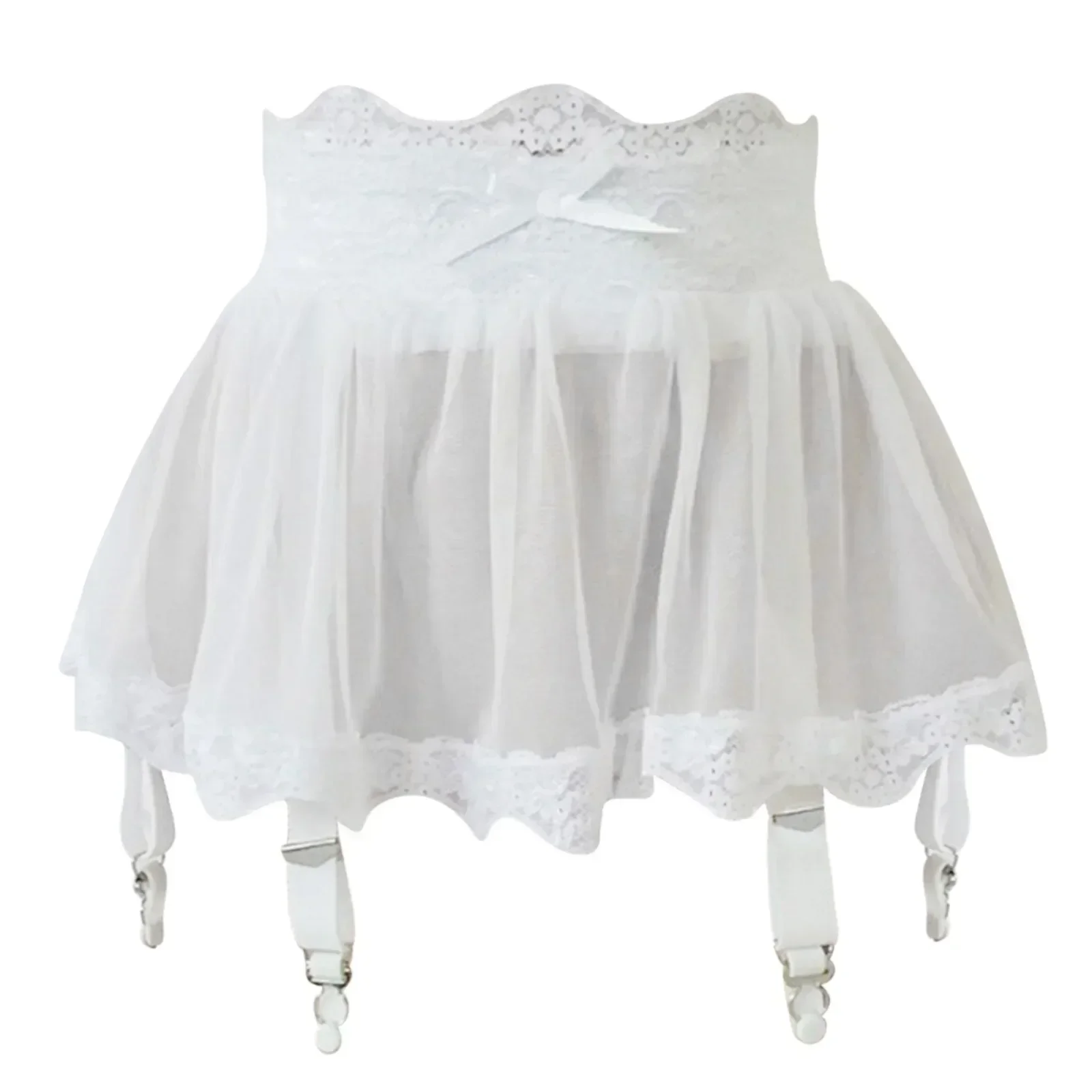 Minifalda sexy de encaje de ci - Garter Belt Set reseña y precio